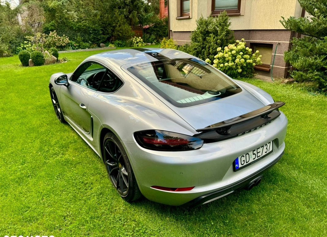 Porsche 718 Cayman cena 210000 przebieg: 48500, rok produkcji 2018 z Gdynia małe 596